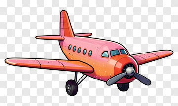 Cartoon Airplane PNG