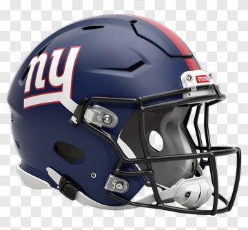 New York Giants Football Helmet PNG