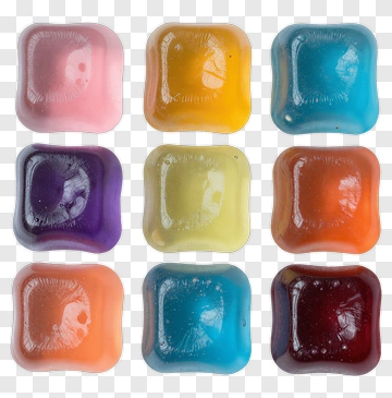 Colorful Laundry Pods PNG