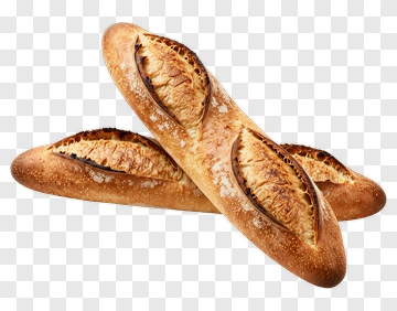 Freshly Baked Bread Loaves PNG