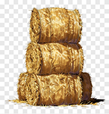 Stack Of Hay Bales PNG