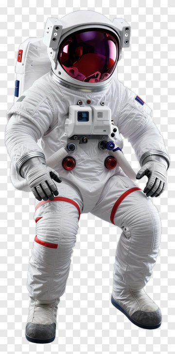 Astronaut In Space Suit PNG