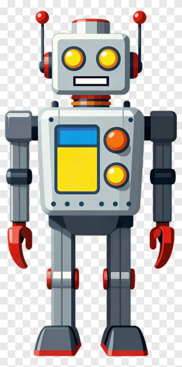 Cartoon Robot Character PNG