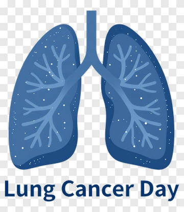 Lung Cancer Day Illustration PNG