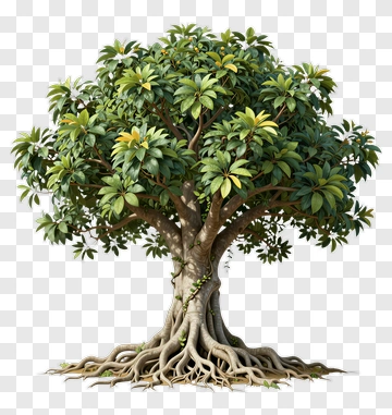 Realistic Tree With Lush Green Leaves PNG