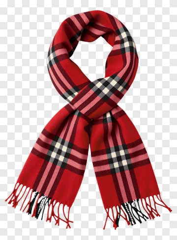 Red Plaid Scarf PNG