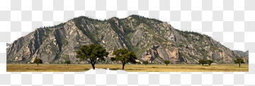 Mountain Landscape With Trees PNG