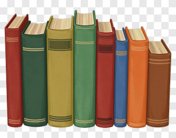 Colorful Book Stack PNG