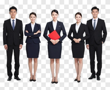 Business Team In Formal Attire PNG