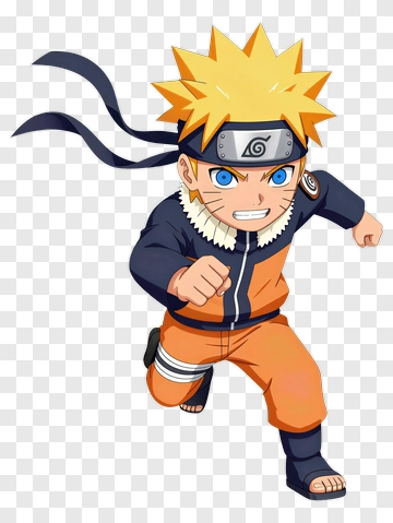 Naruto Uzumaki Running PNG