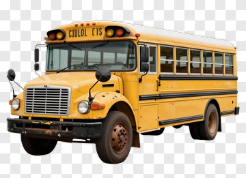 Yellow School Bus PNG