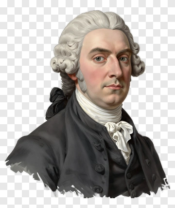 Portrait Of A Man In Historical Attire PNG