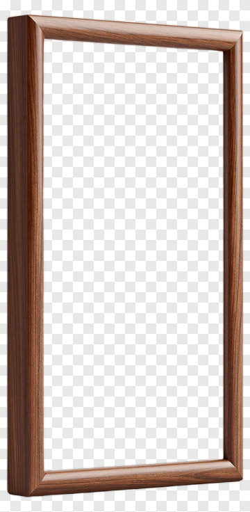 Wooden Picture Frame PNG
