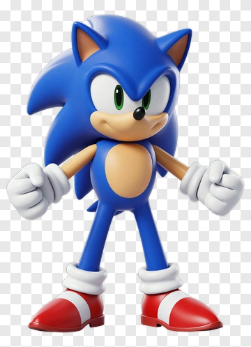 Blue Cartoon Hedgehog Character PNG