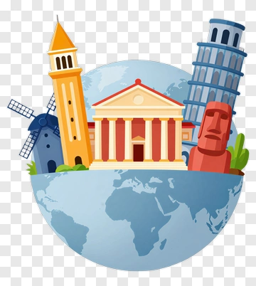Famous Landmarks Around The World PNG