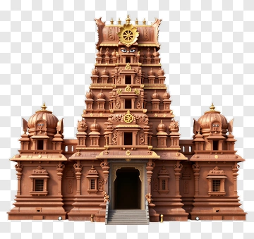 Hindu Temple Structure PNG