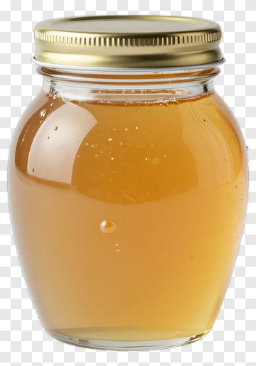 Glass Jar Of Honey PNG
