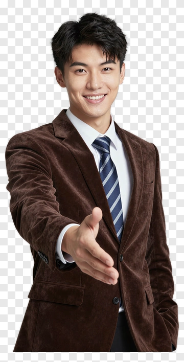 Businessman Gesturing With Open Arms PNG