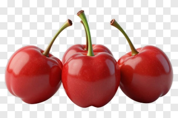 Red Apples Cluster PNG