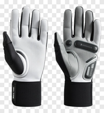 Sports Gloves With Grip And Padding PNG