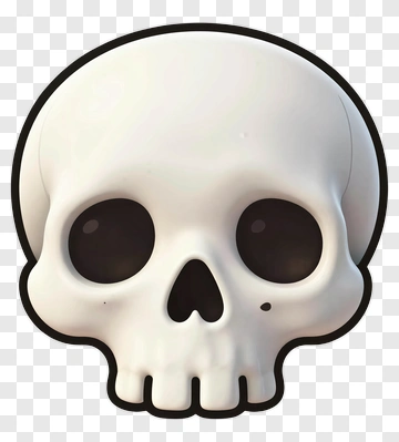 Cartoon Skull PNG