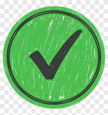 Green Check Mark Icon PNG
