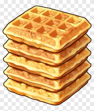 Stack Of Waffles PNG