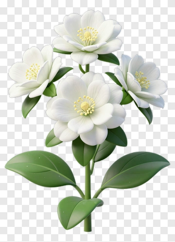 White Flower Bouquet PNG