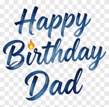 Happy Birthday Dad PNG