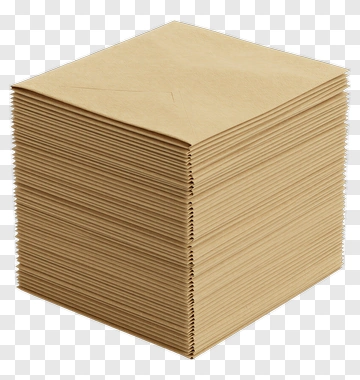 Stack Of Brown Paper Sheets PNG