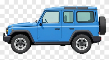 Blue Suv Car PNG