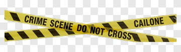 Crime Scene Do Not Cross Tape PNG