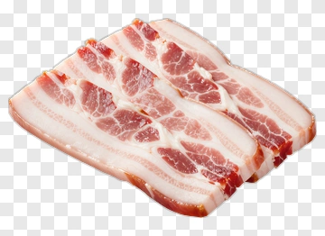 Sliced Bacon PNG