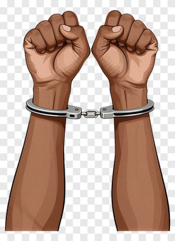Hands In Handcuffs PNG