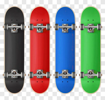 Colorful Skateboards PNG
