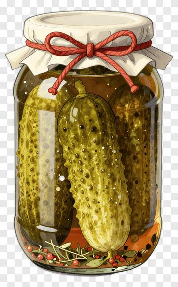 Jar Of Pickles PNG