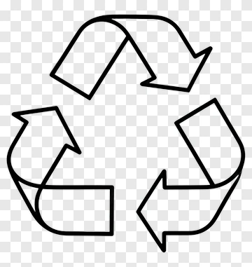 Recycling Symbol With Arrows PNG