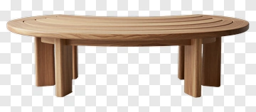 Wooden Coffee Table PNG