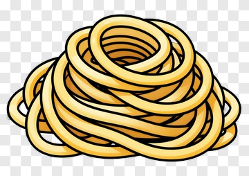 Cartoon Pasta Noodles PNG