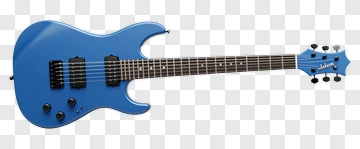 Blue Electric Guitar PNG