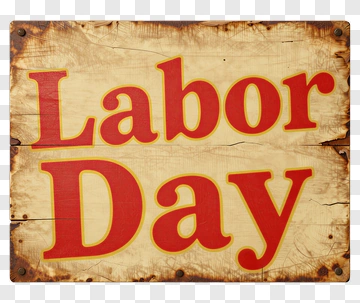 Labor Day Sign PNG