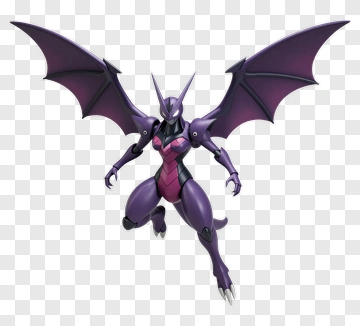 3D Dragon Character With Wings PNG