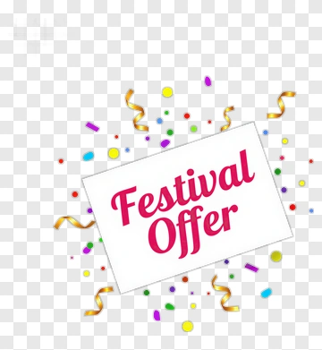 Festival Offer Announcement PNG