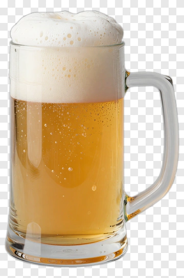 Cold Beer In A Glass Mug PNG