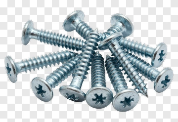 Screws Piled Together PNG