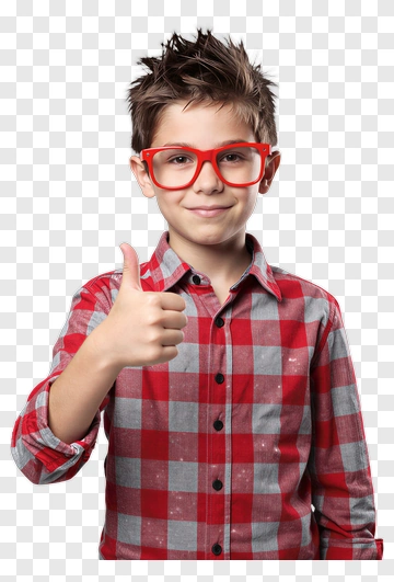 Boy Giving A Thumbs Up PNG