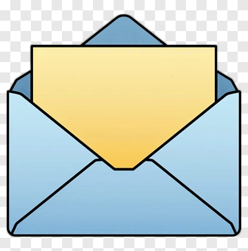 Open Envelope With Letter PNG