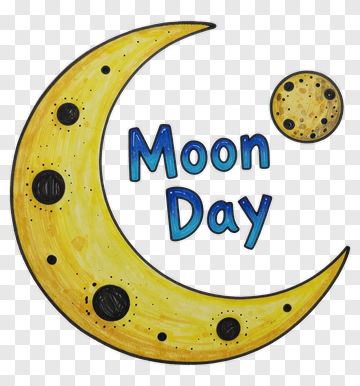 Moon Day Illustration PNG
