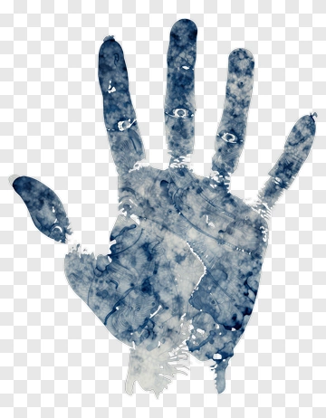 Watercolor Handprint PNG