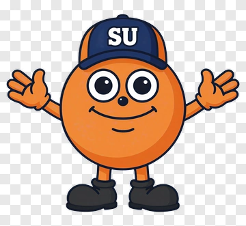Cartoon Orange Character With Cap PNG